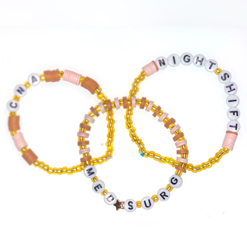 Nurse / CNA MED SuRG custom bracelets